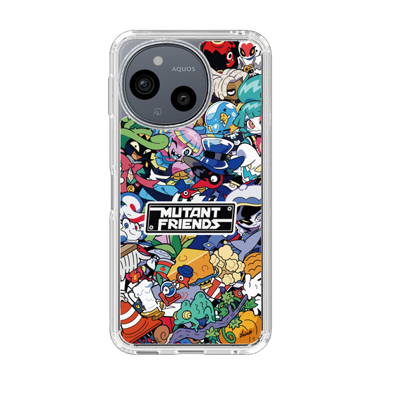 スリムプロテクションケース［ Nelnal - MUTANT FRIENDS - ALL ］