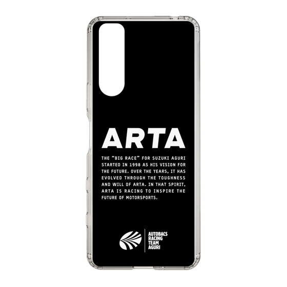 スリムプロテクションケース［ ARTA - logo - horizontal ］