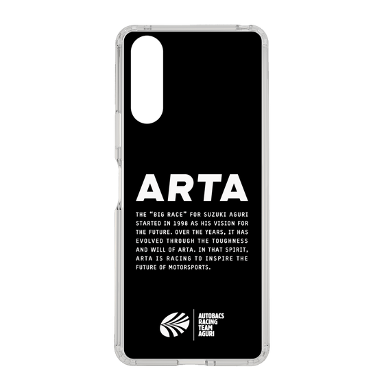 スリムプロテクションケース［ ARTA - logo - horizontal ］