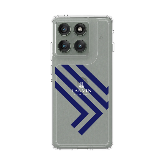 スリムプロテクションケース［ LANVIN COLLECTION - ロゴ - ネイビー ］