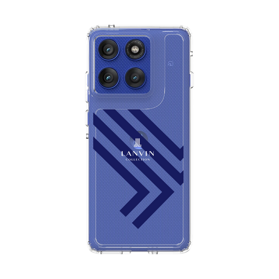 スリムプロテクションケース［ LANVIN COLLECTION - ロゴ - ネイビー ］