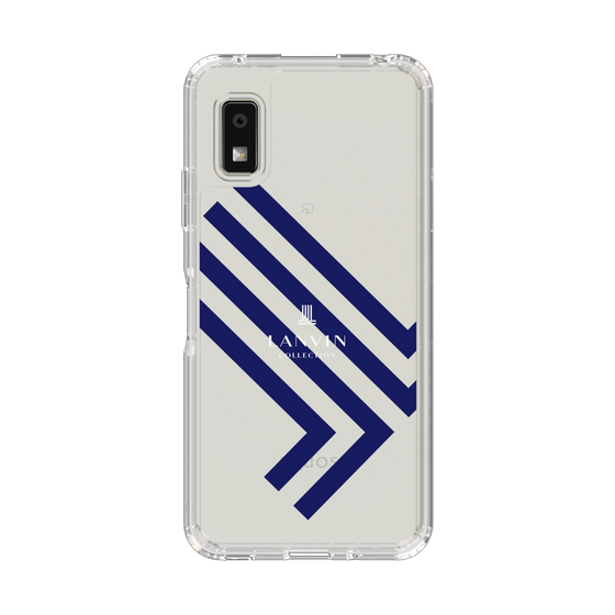 スリムプロテクションケース［ LANVIN COLLECTION - ロゴ - ネイビー ］