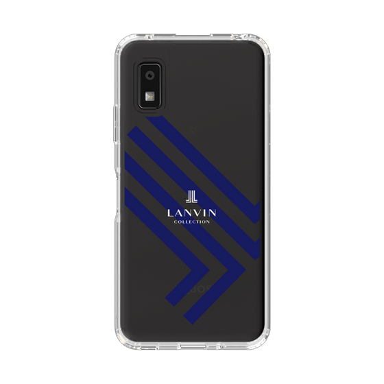 スリムプロテクションケース［ LANVIN COLLECTION - ロゴ - ネイビー ］
