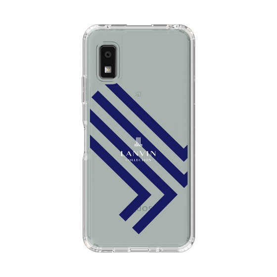 スリムプロテクションケース［ LANVIN COLLECTION - ロゴ - ネイビー ］