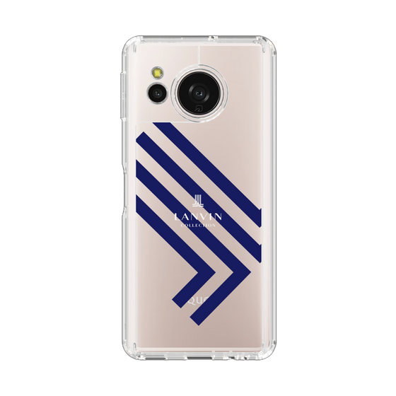スリムプロテクションケース［ LANVIN COLLECTION - ロゴ - ネイビー ］