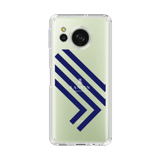 スリムプロテクションケース［ LANVIN COLLECTION - ロゴ - ネイビー ］