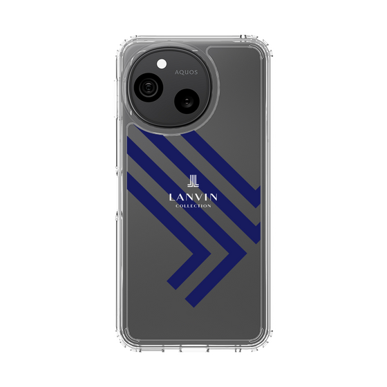 スリムプロテクションケース［ LANVIN COLLECTION - ロゴ - ネイビー ］