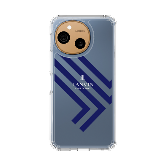 スリムプロテクションケース［ LANVIN COLLECTION - ロゴ - ネイビー ］