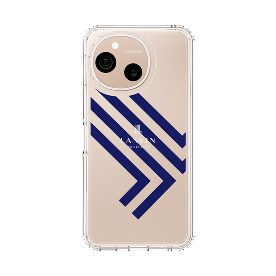 スリムプロテクションケース［ LANVIN COLLECTION - ロゴ - ネイビー ］