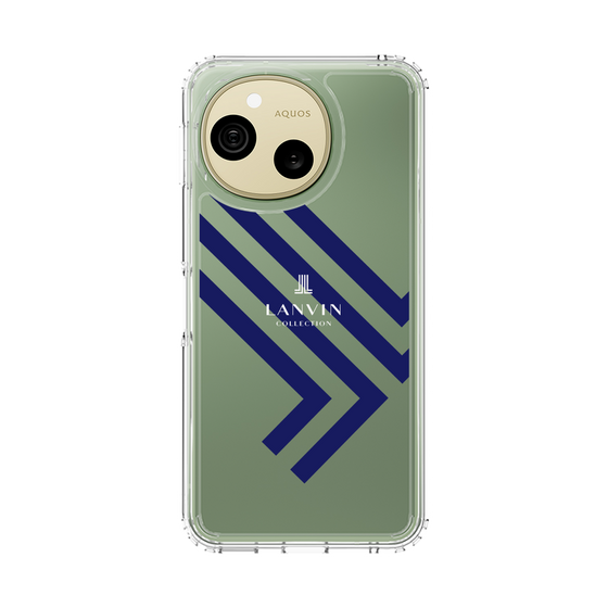 スリムプロテクションケース［ LANVIN COLLECTION - ロゴ - ネイビー ］