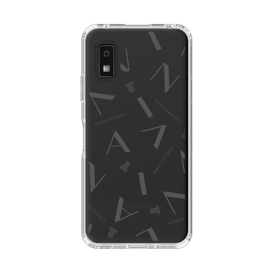 スリムプロテクションケース［ LANVIN COLLECTION - タイポグラフィ - グレー ］