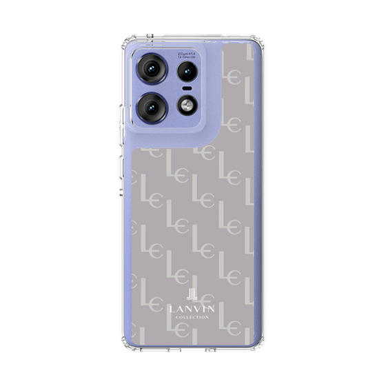 スリムプロテクションケース［ LANVIN COLLECTION - ジオメトリック - ライラック ］