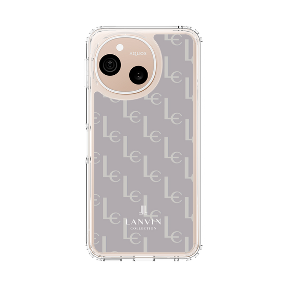 スリムプロテクションケース［ LANVIN COLLECTION - ジオメトリック - ライラック ］