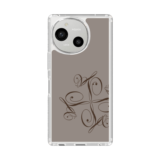 スリムプロテクションケース［ LANVIN COLLECTION - 筆記体ロゴ ］