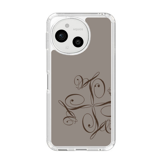 スリムプロテクションケース［ LANVIN COLLECTION - 筆記体ロゴ ］