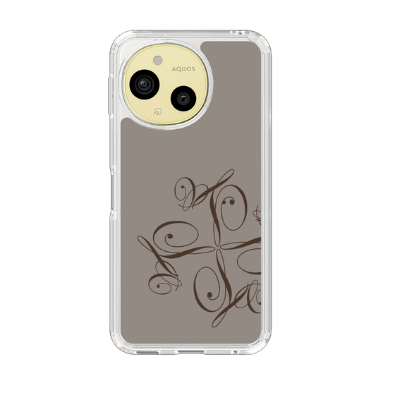 スリムプロテクションケース［ LANVIN COLLECTION - 筆記体ロゴ ］