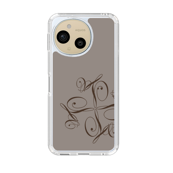 スリムプロテクションケース［ LANVIN COLLECTION - 筆記体ロゴ ］