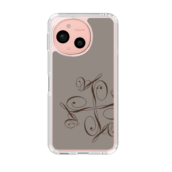 スリムプロテクションケース［ LANVIN COLLECTION - 筆記体ロゴ ］