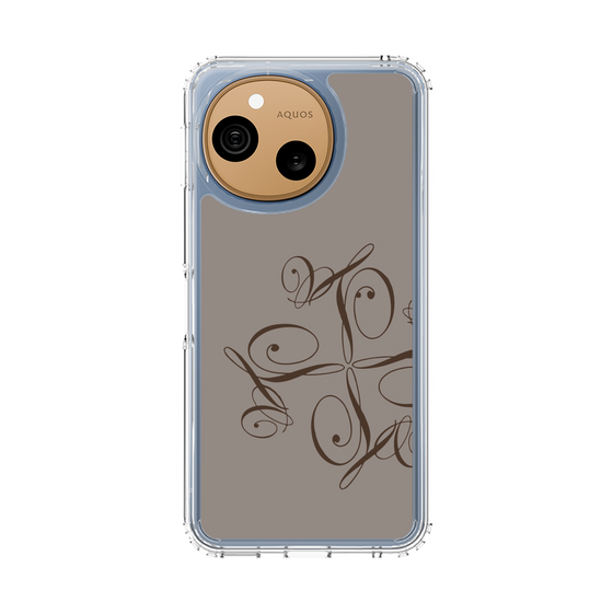 スリムプロテクションケース［ LANVIN COLLECTION - 筆記体ロゴ ］