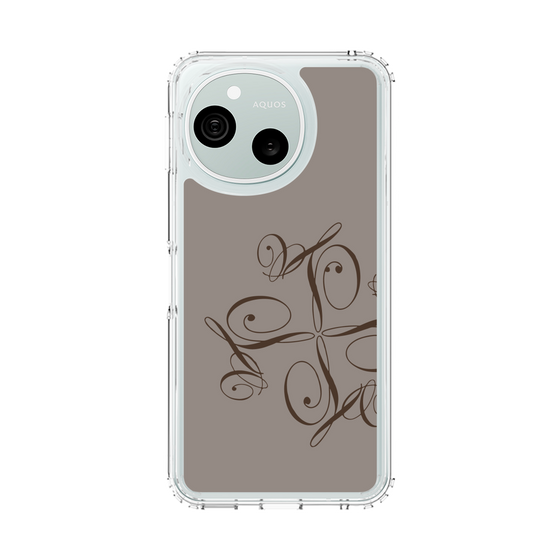 スリムプロテクションケース［ LANVIN COLLECTION - 筆記体ロゴ ］