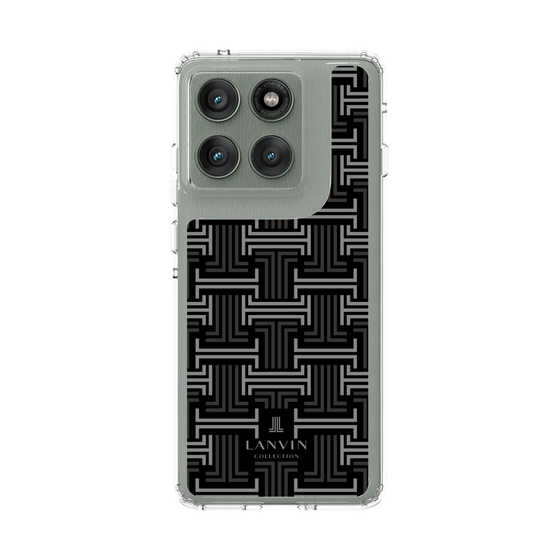 スリムプロテクションケース［ LANVIN COLLECTION - モノグラム - 黒 ］