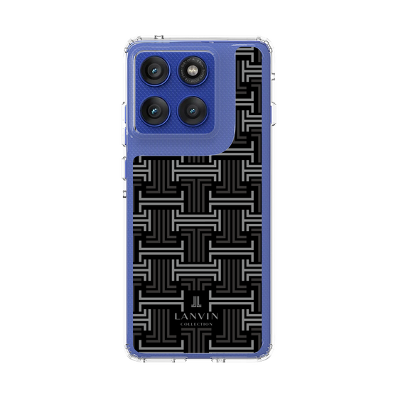 スリムプロテクションケース［ LANVIN COLLECTION - モノグラム - 黒 ］