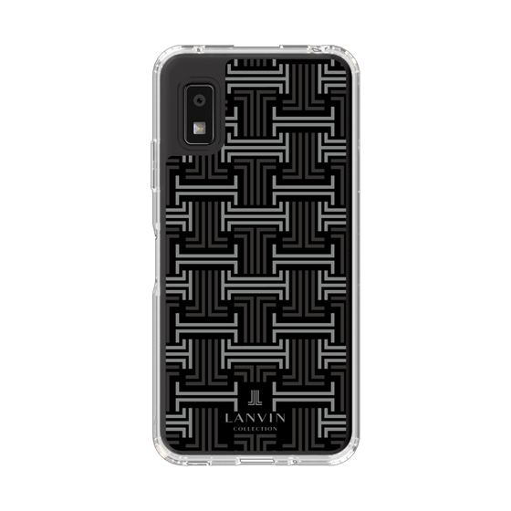 スリムプロテクションケース［ LANVIN COLLECTION - モノグラム - 黒 ］