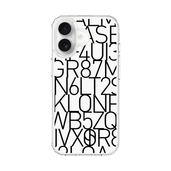 スリムプロテクションケース［ KLON - シリアルナンバー/A - ホワイト ］