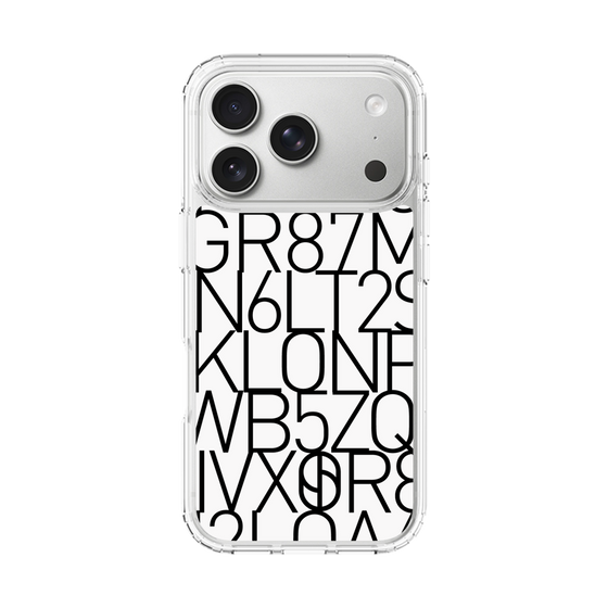 スリムプロテクションケース［ KLON - シリアルナンバー/A - ホワイト ］