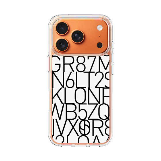 スリムプロテクションケース［ KLON - シリアルナンバー/A - ホワイト ］