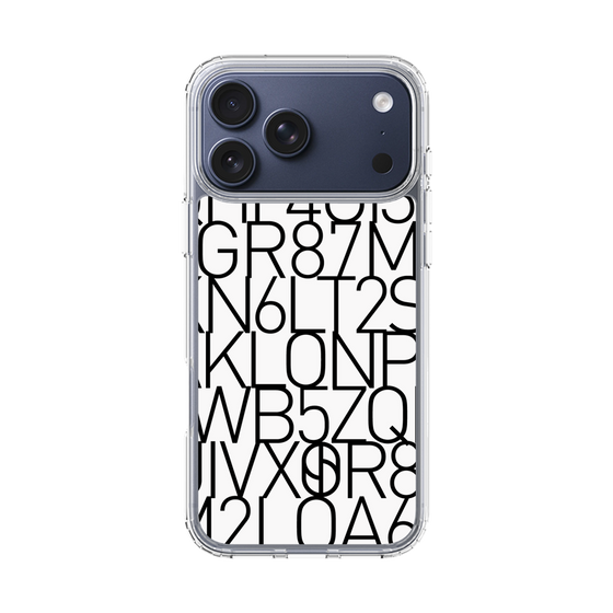 スリムプロテクションケース［ KLON - シリアルナンバー/A - ホワイト ］