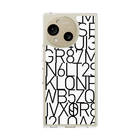 スリムプロテクションケース［ KLON - シリアルナンバー/A - ホワイト ］