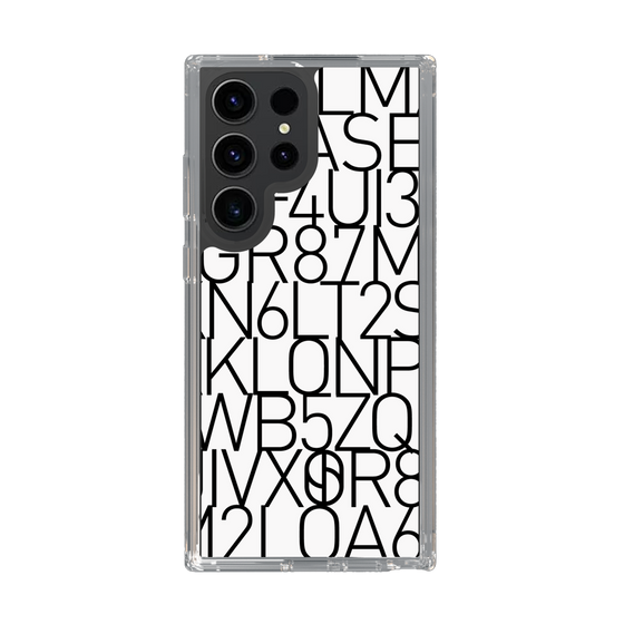 スリムプロテクションケース［ KLON - シリアルナンバー/A - ホワイト ］