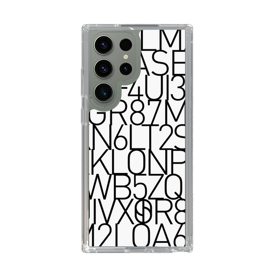 スリムプロテクションケース［ KLON - シリアルナンバー/A - ホワイト ］