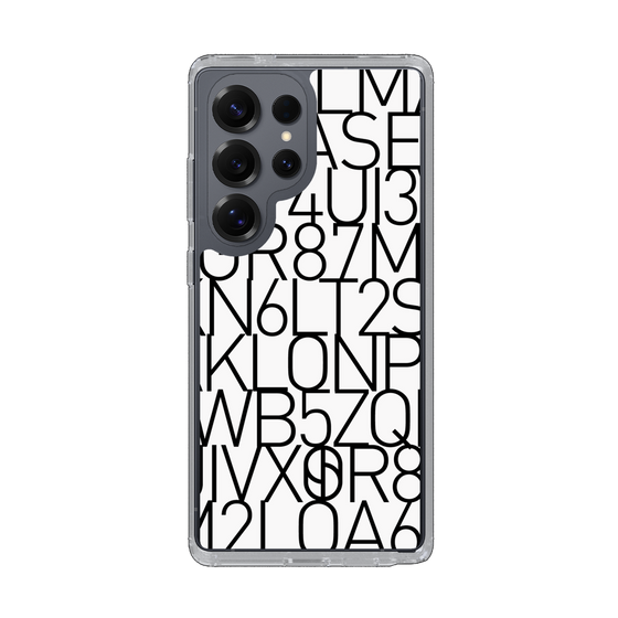 スリムプロテクションケース［ KLON - シリアルナンバー/A - ホワイト ］