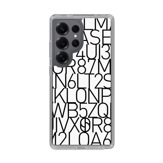 スリムプロテクションケース［ KLON - シリアルナンバー/A - ホワイト ］