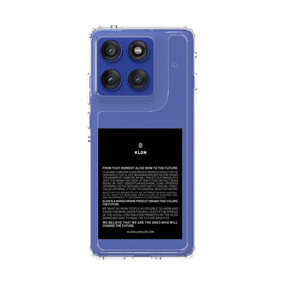 スリムプロテクションケース［ KLON - ラベル - ブラック ］