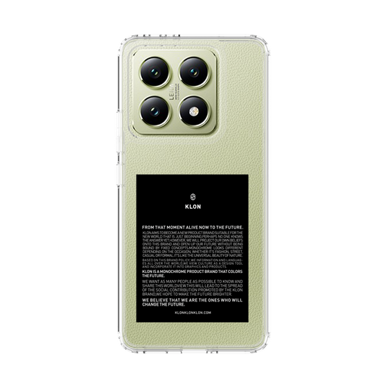 スリムプロテクションケース［ KLON - ラベル - ブラック ］