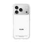 スリムプロテクションケース［ KLON - ロゴ - ホワイト ］