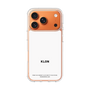 スリムプロテクションケース［ KLON - ロゴ - ホワイト ］