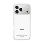 スリムプロテクションケース［ KLON - ロゴ - ホワイト ］