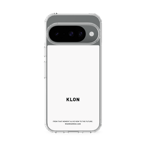 スリムプロテクションケース［ KLON - ロゴ - ホワイト ］
