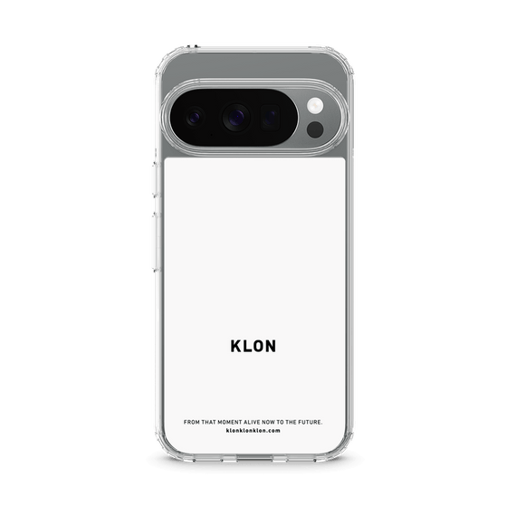 スリムプロテクションケース［ KLON - ロゴ - ホワイト ］
