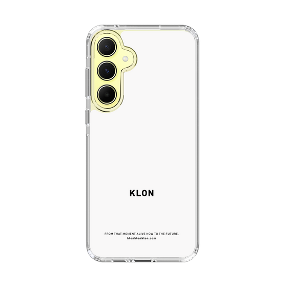 スリムプロテクションケース［ KLON - ロゴ - ホワイト ］