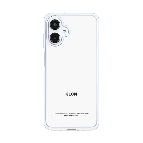 スリムプロテクションケース［ KLON - ロゴ - ホワイト ］