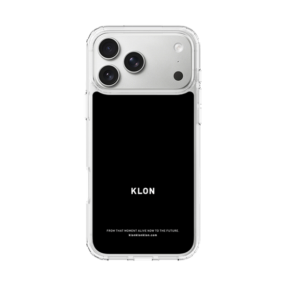 スリムプロテクションケース［ KLON - ロゴ - ブラック ］