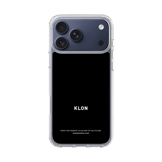 スリムプロテクションケース［ KLON - ロゴ - ブラック ］