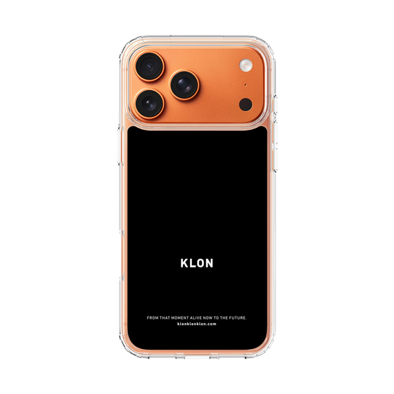 スリムプロテクションケース［ KLON - ロゴ - ブラック ］