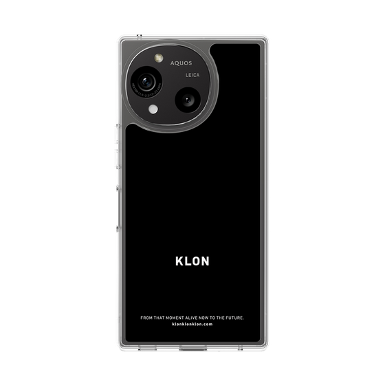 スリムプロテクションケース［ KLON - ロゴ - ブラック ］