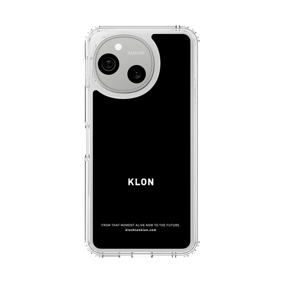 スリムプロテクションケース［ KLON - ロゴ - ブラック ］